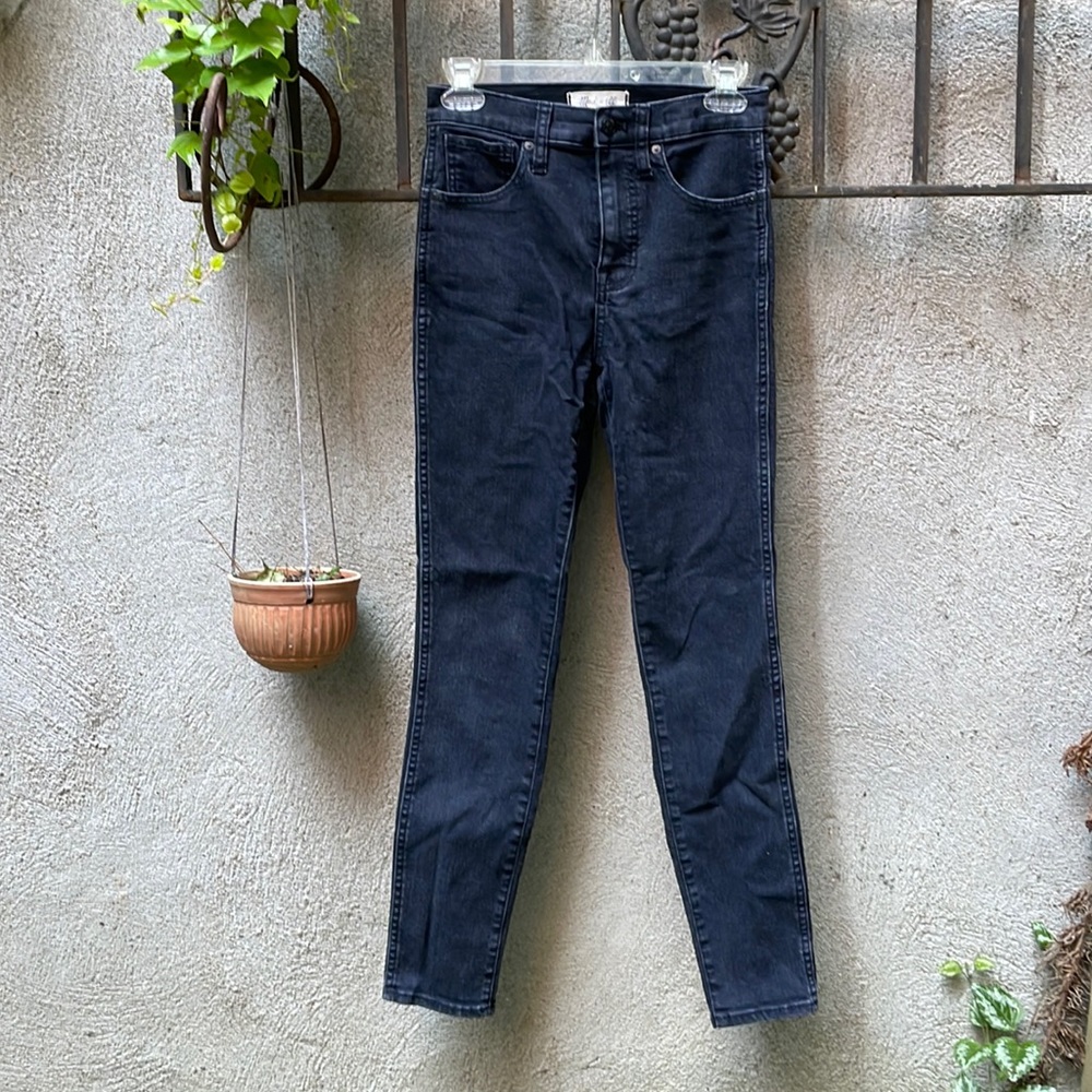 Madewell Black 10” High-Rise Skinny Jeans